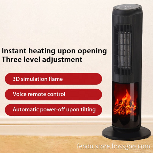 220-240V 50Hz 2000W PTC Ceramic Fan Heater with 2 Heat Settings